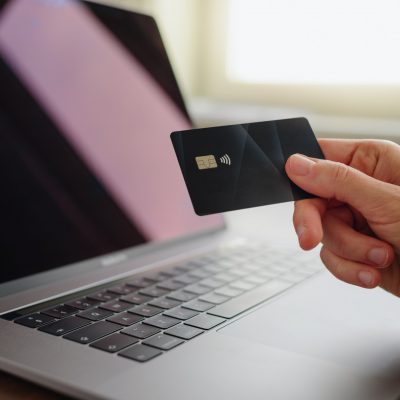 Credit card using for online shopping